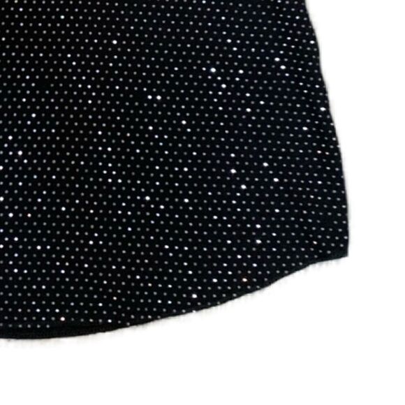 NWT Calvin Klein women’s size large black tank top with all over rhinest… - Picture 8 of 14